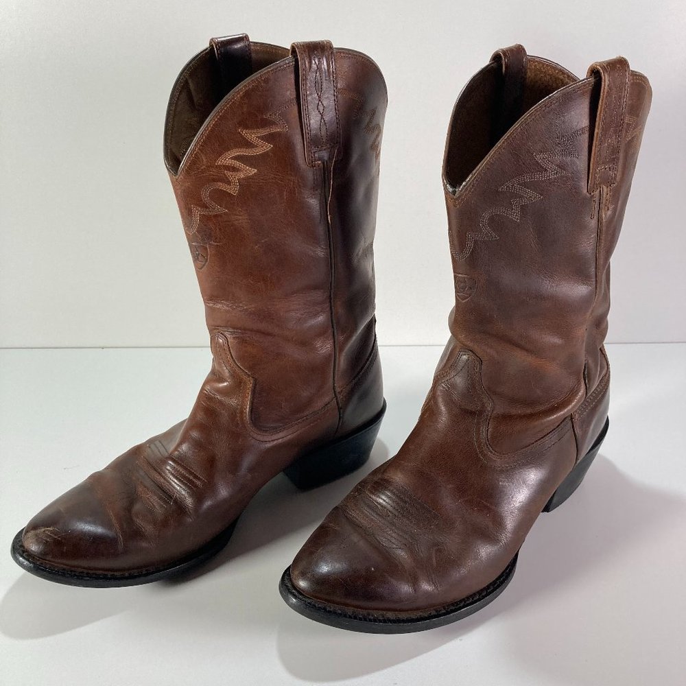 Ariat Men Size 11.5 D Sedona Brown Leather Western Boots #10002194